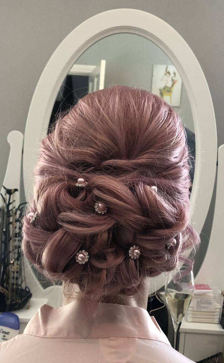 An occasion updo at Kin & Co Hairdressing